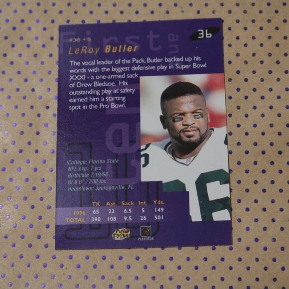 LeRoy Butler #36 Football Card - Picture 2 of 2
